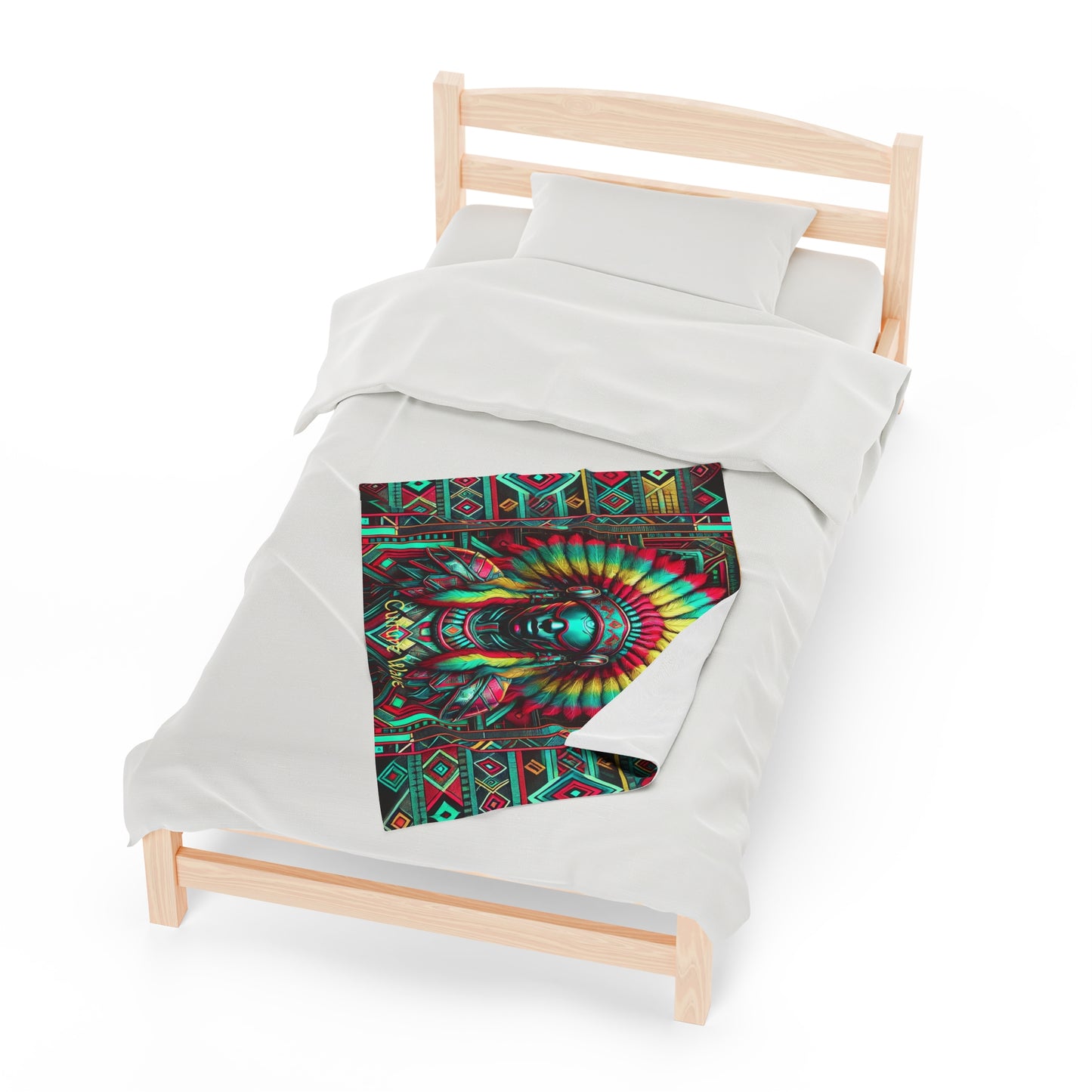 Headdress Velveteen Plush Blanket