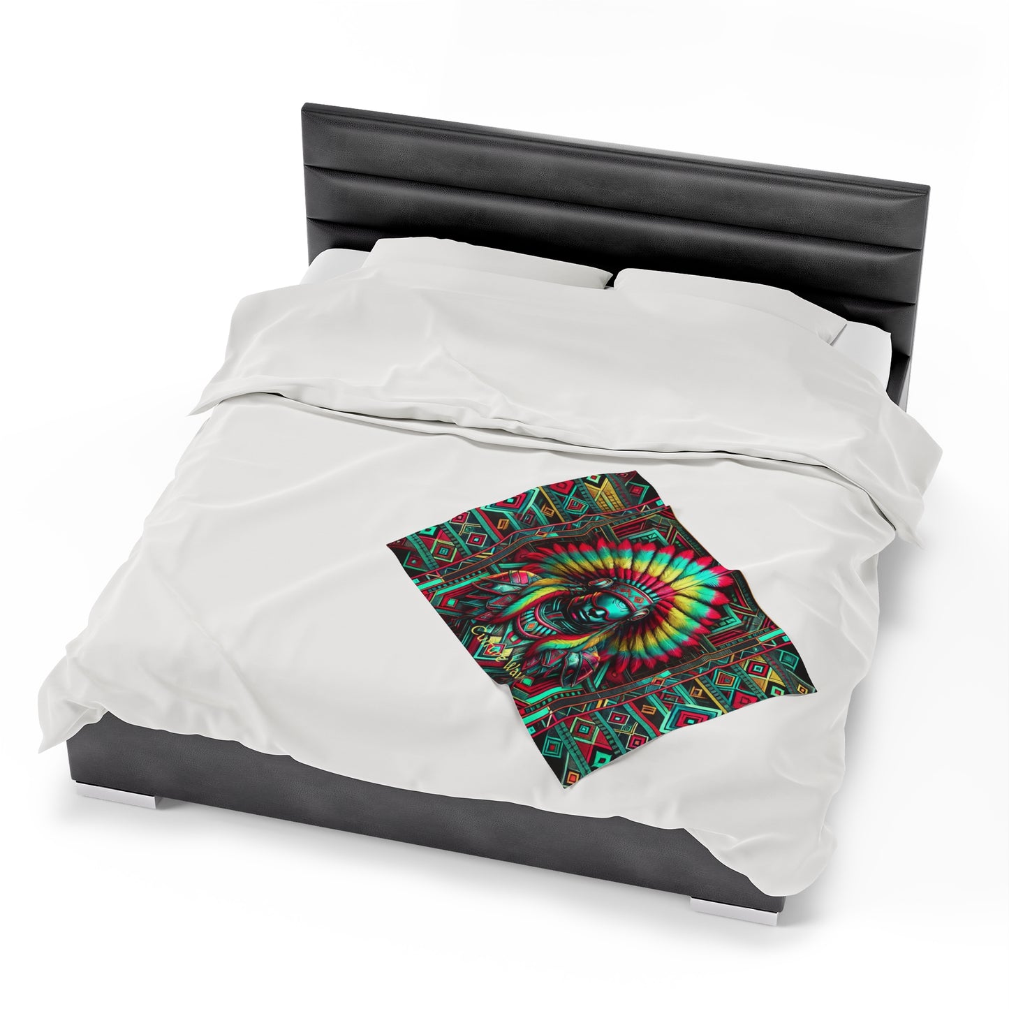 Headdress Velveteen Plush Blanket