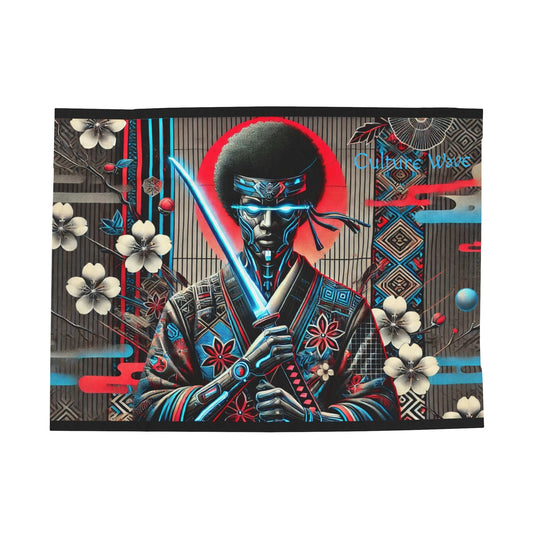 Afro Samurai Velveteen Plush Blanket