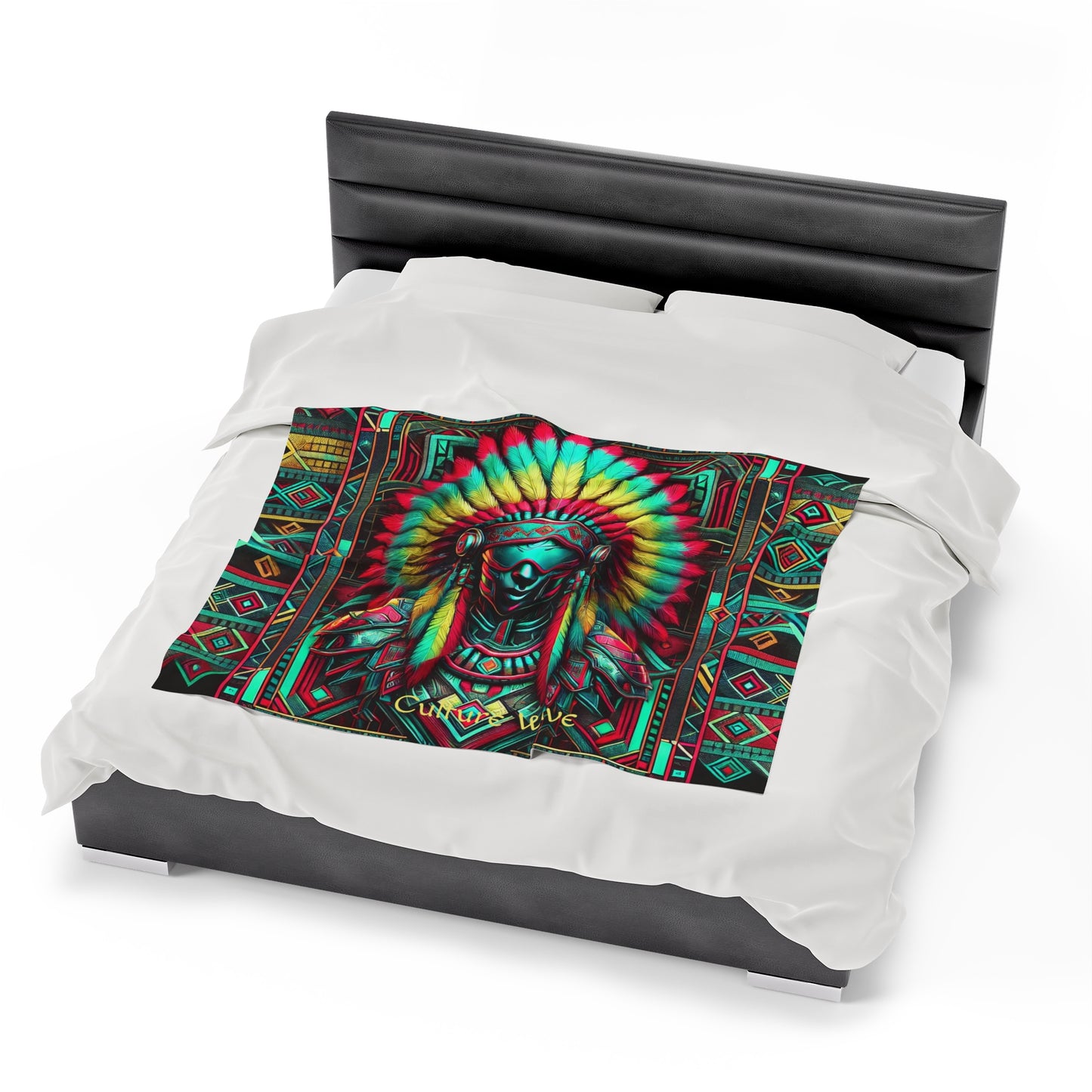 Headdress Velveteen Plush Blanket