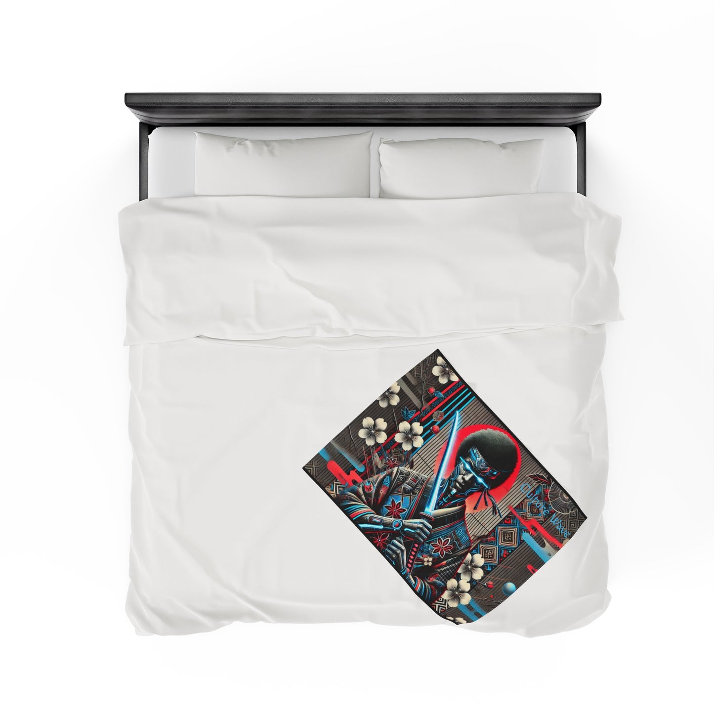 Afro Samurai Velveteen Plush Blanket