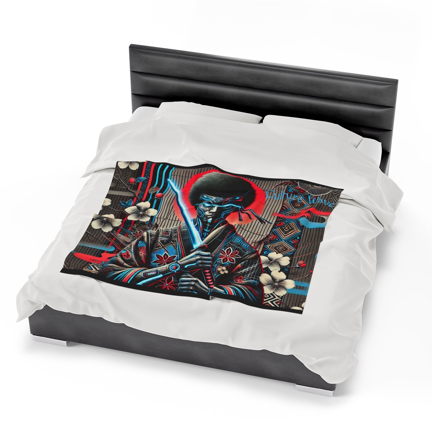 Afro Samurai Velveteen Plush Blanket